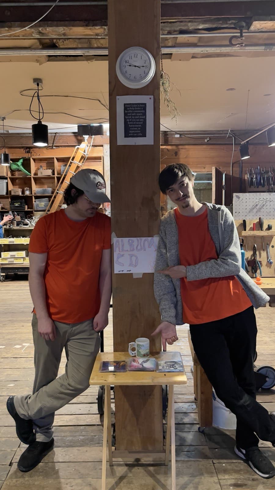 Owen and Alex of ModernOrange band