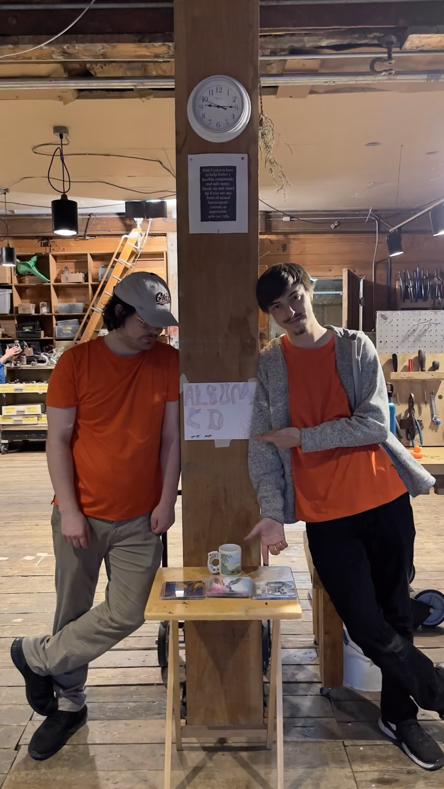 Owen and Alex of ModernOrange band